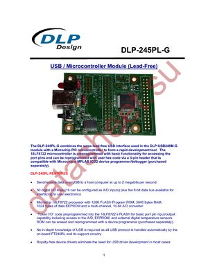 DLP-245PL-G-CCS datasheet  